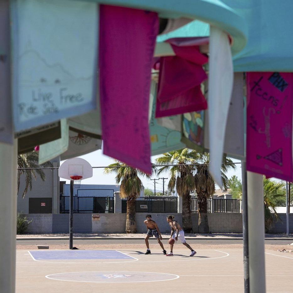 Across the US, cities combine art, shade and education to help people beat the heat